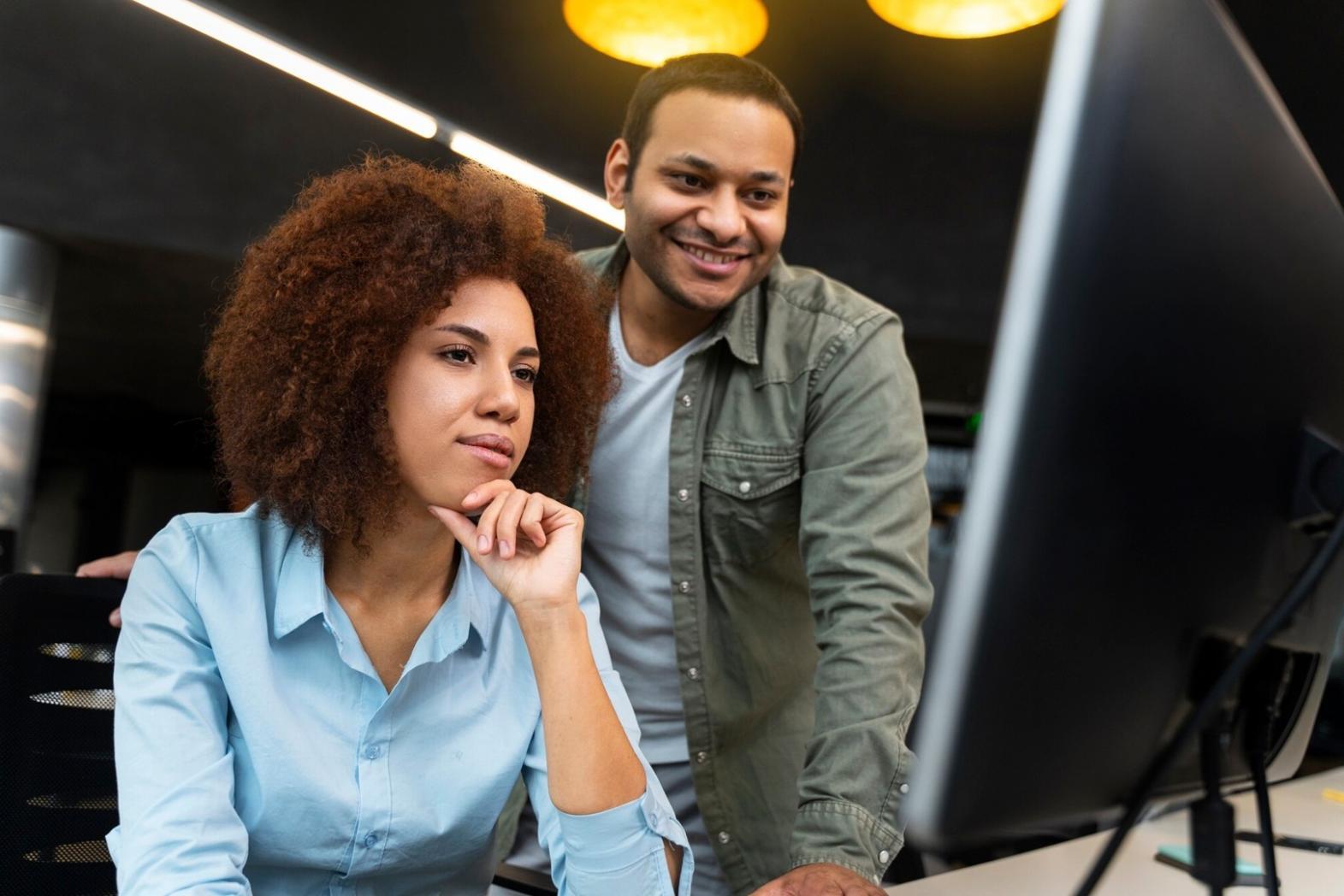 Financial planning workspace with budget documents